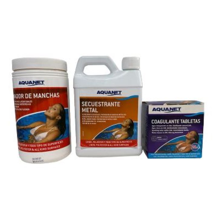 Kit anti-taches brunes pour piscine polyester  - Distripool