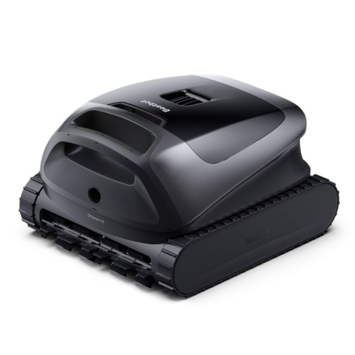 Persiana enrollable para piscina Silver-Roll de policarbonato: 4,00 x 2,53 m