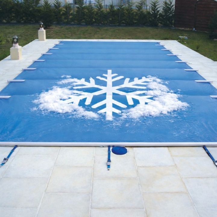B&acirc;che &agrave; barres piscine Summum Flex sp&eacute;cial neige - Distripool - APF Pool Design