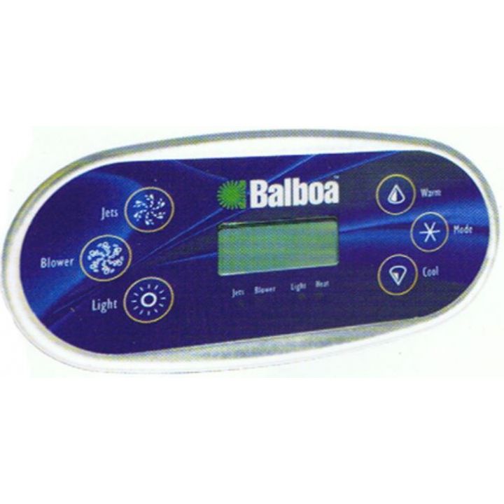 Clavier de commande Balboa VL600S, 1 pompe avec air - Distripool - Balboa