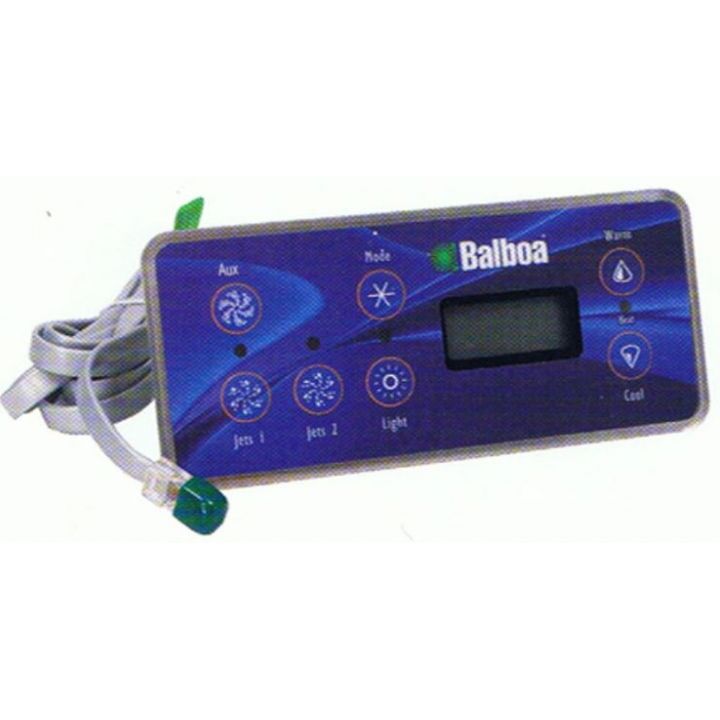 Clavier de commande Balboa VL701S, 2 pompes + Aux - Distripool - Balboa