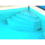 Escalier sur liner piscine : Cybele ACCELO