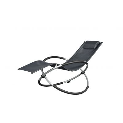 Chaise relax Ellipse - Grey