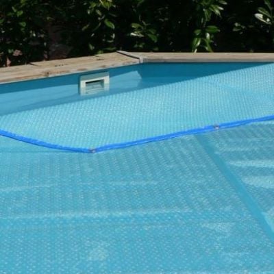 Bâche d'été GEOBUBBLE piscine bois SUNBAY