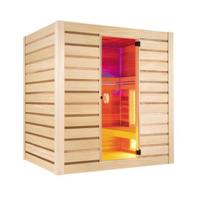 Sauna Hybrid Combi : vapeur + infrarouge - Holl's 