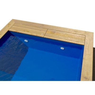 Liner de piscina de madera Waterclip / Cristaline