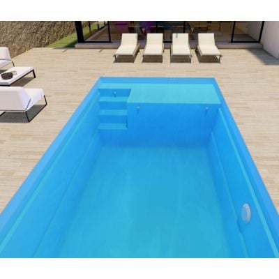 Piscine coque polyester Olympie  2