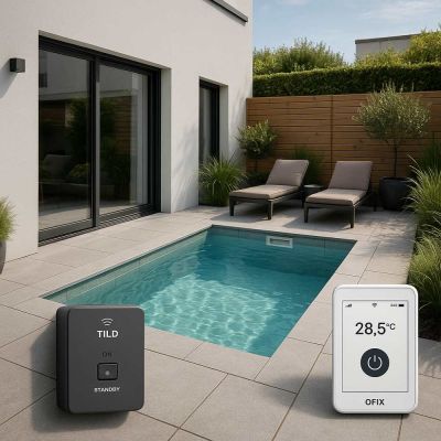Mini piscine connectée VIGIPOOL