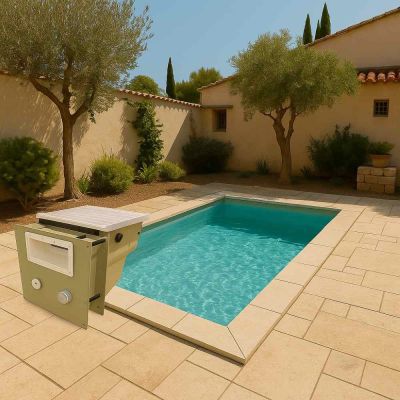 Kit polystrène mini piscine avec mur Filtrant 