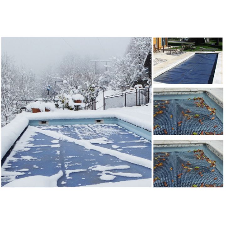 Couverture hiver piscine - Bâche hivernage piscine pas cher