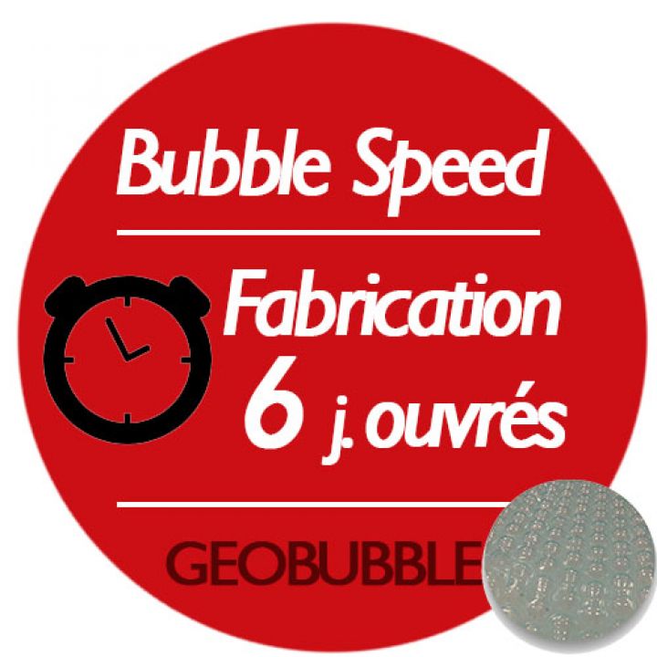 Bâche à bulle 500µ standard 4 cotés SOL + GUARD - Géobubble - Distripool