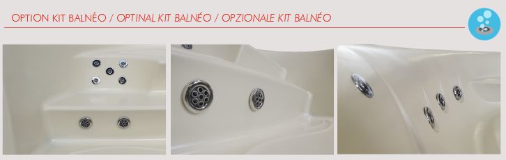 option balneo escalier acrylique red pool