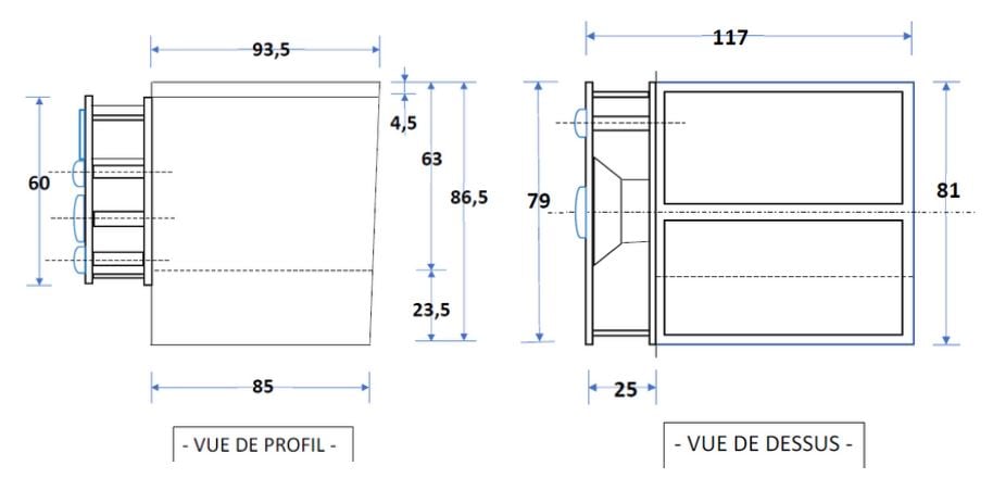 Dimensions mur ofiltre WF8