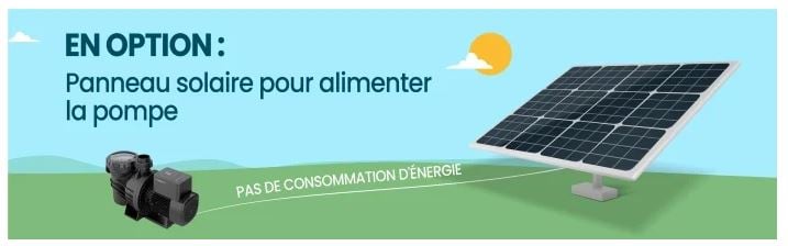 panneau solaire option bio filtre