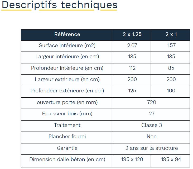 fiche technique local OZEOBOIS grand 2