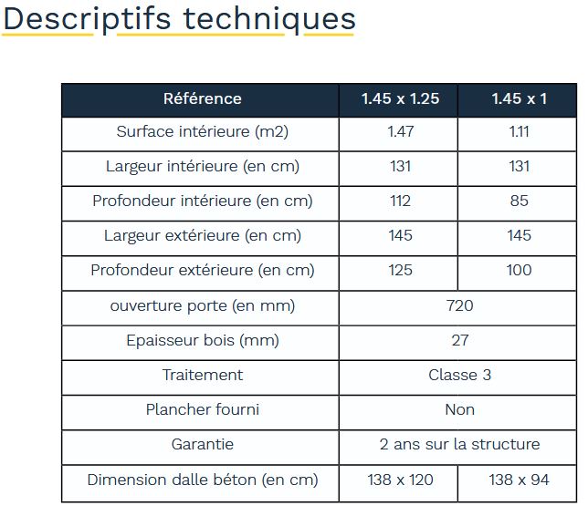 fiche technique local OZEOBOIS petit 2