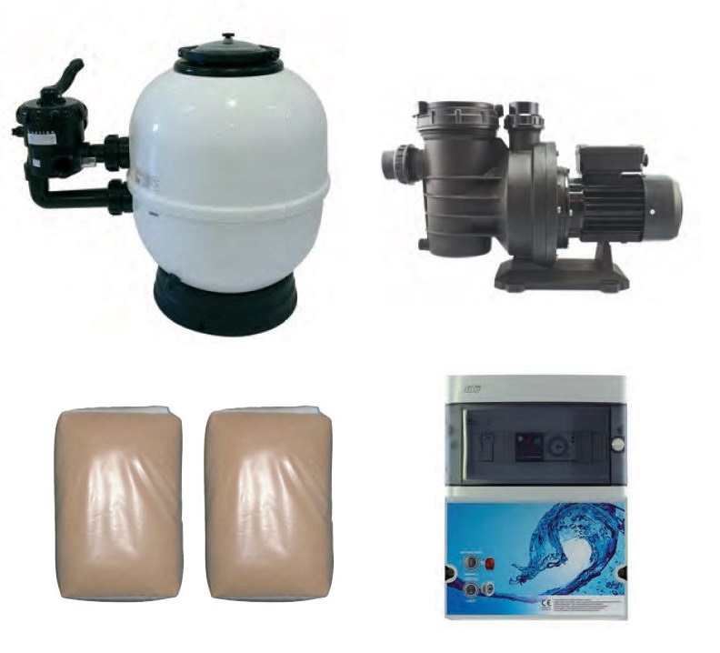 Kit filtration piscine PREMIUM Distripool