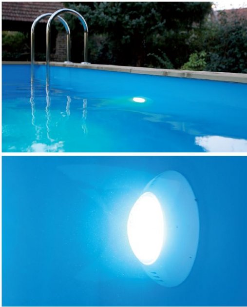 phot piscine bois ubbink LED