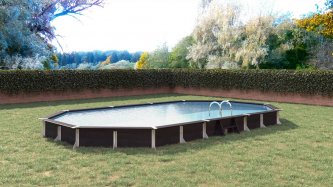 piscine composite semi enterree