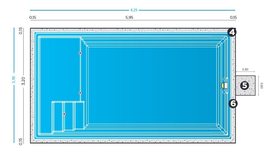 plan terassement dessus  OLYMPIE 2