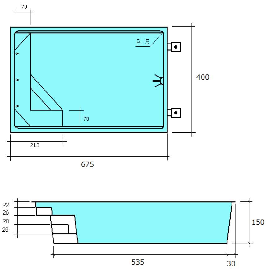 plan piscine graf BANYOLES