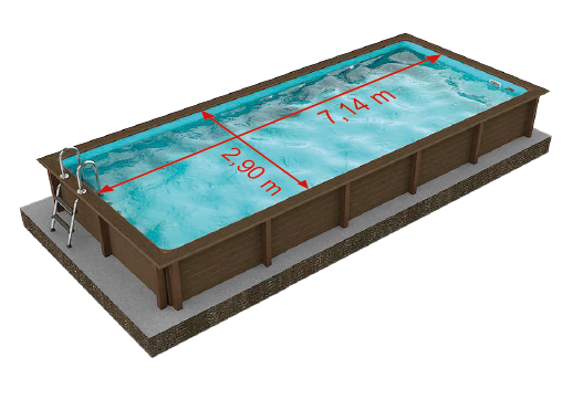 schema piscine beton naturalis RECTANGULAIRE MODELE 3