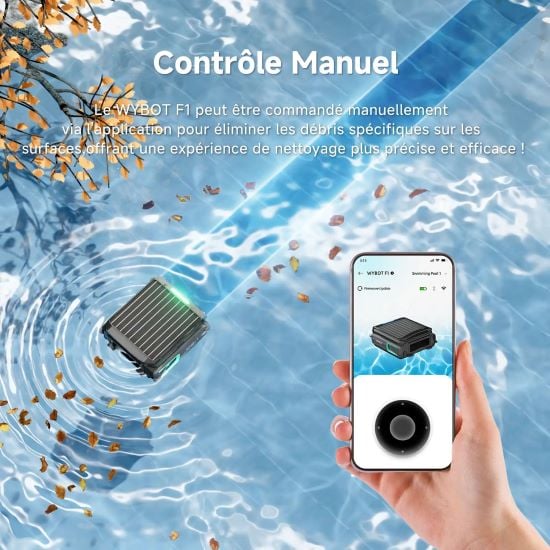robot wybot F1 robot surface piscine solaire avantage 5