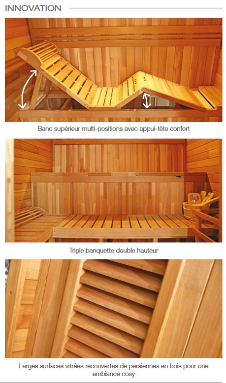 innovation sauna exterieur NOVA