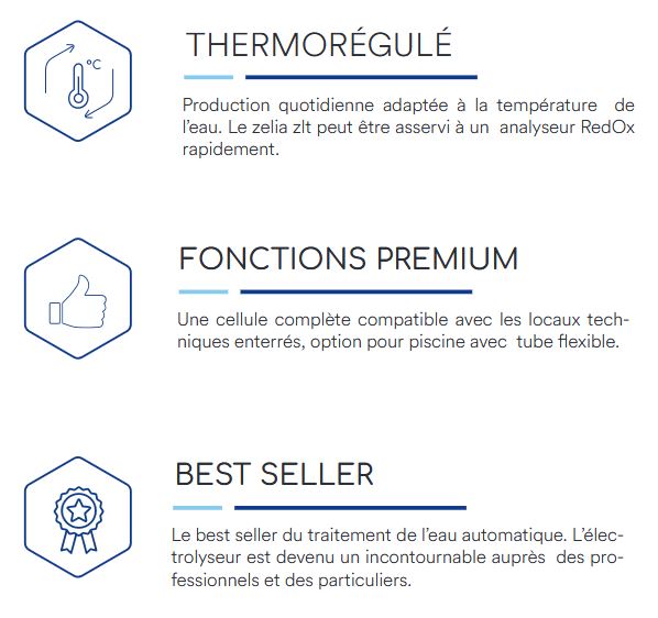 argument electrolyseur piscine ZELIA ZLT