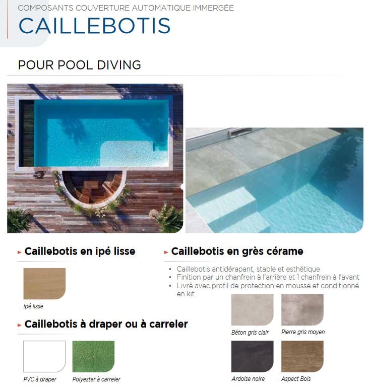 caillebotis POOL DIVING la collection